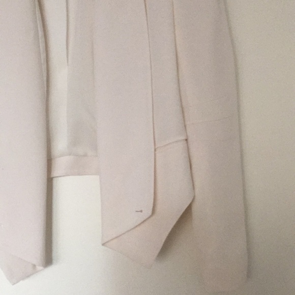 Rebecca Minkoff Becky Silk White Blazer - Picture 3 of 8